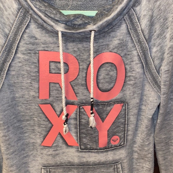 2/$10- ROXY- Cowl Neck Drawstring Sweatshirt - Picture 2 of 5